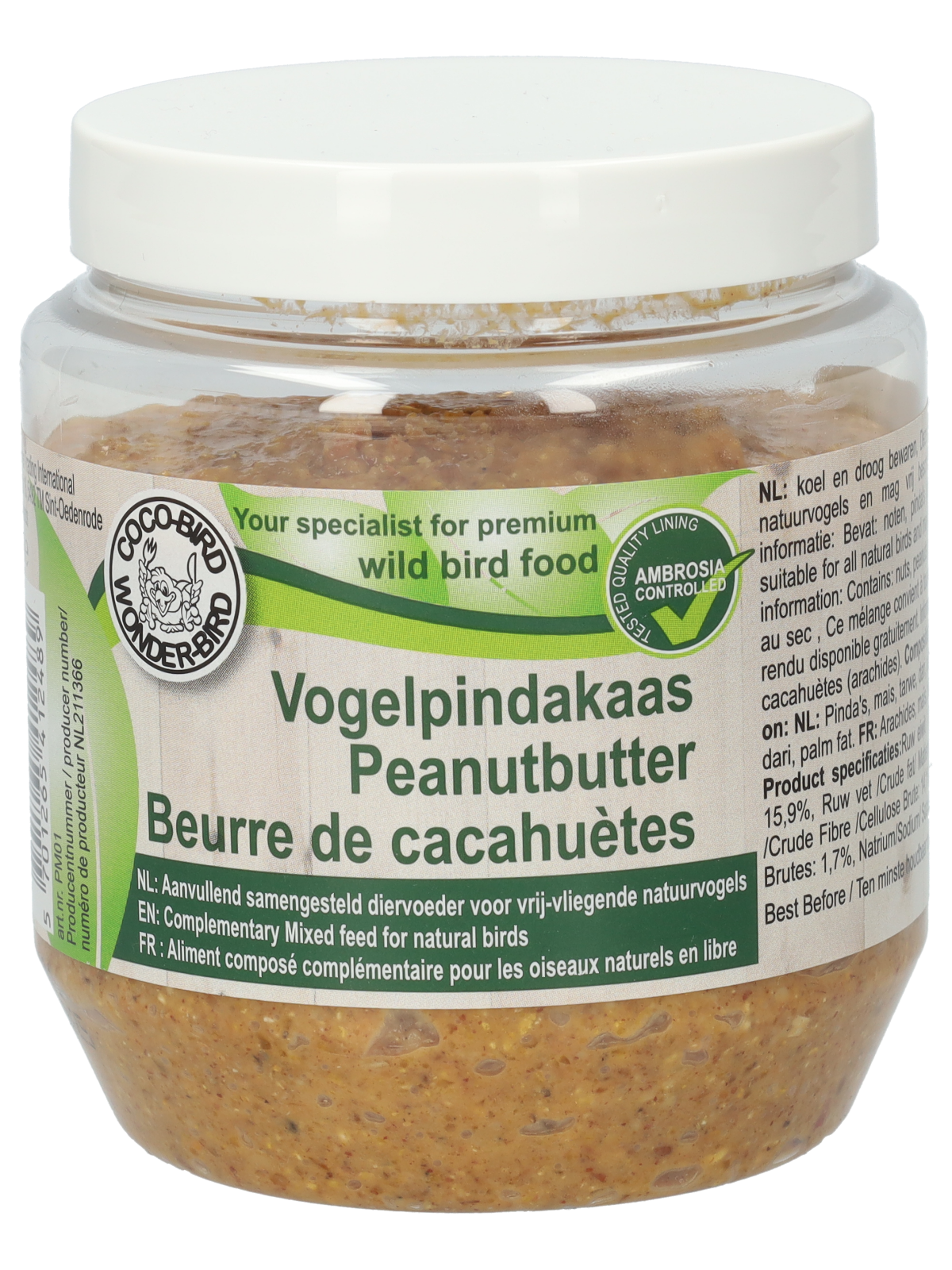 Beurre de cacahuète pour oiseaux - Wibra Belgique - Vous faites ça bien.