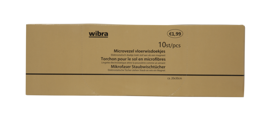 Microvezel vloerdoekjes 10 stuks - Wibra