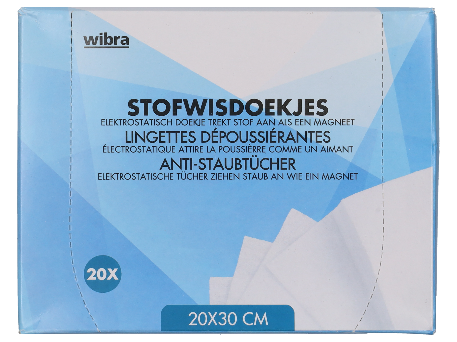 Lingettes anti-poussière - 20 pièces - Wibra Belgique - Vous