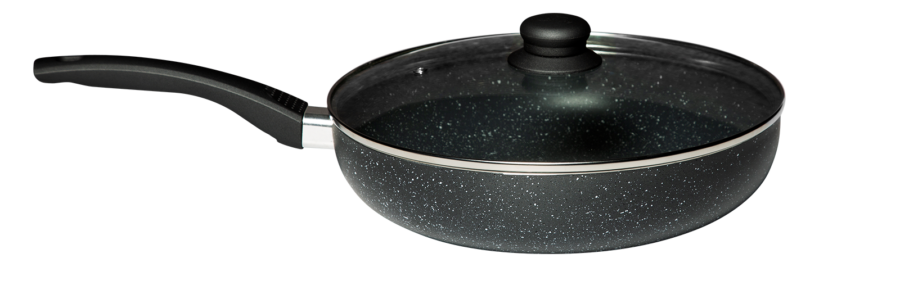 Poêle wok avec couvercle - Ø 28 cm - Wibra