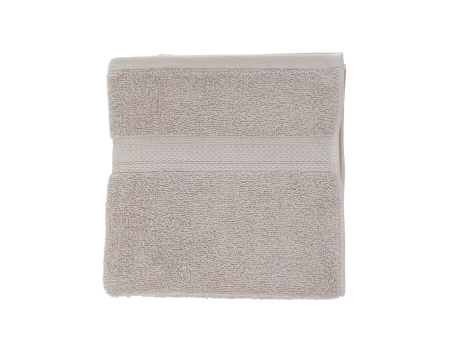 Handdoek grijs - 50 x 100 cm - Wibra