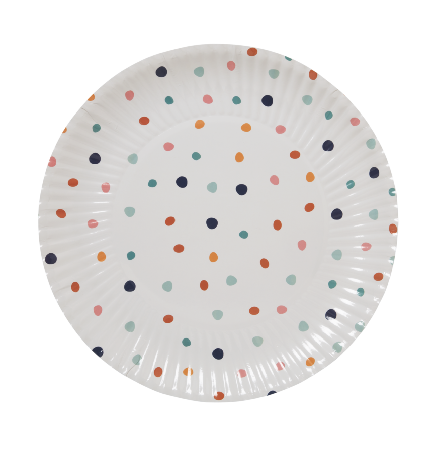 Papieren borden - in 2 kleuren - Wibra