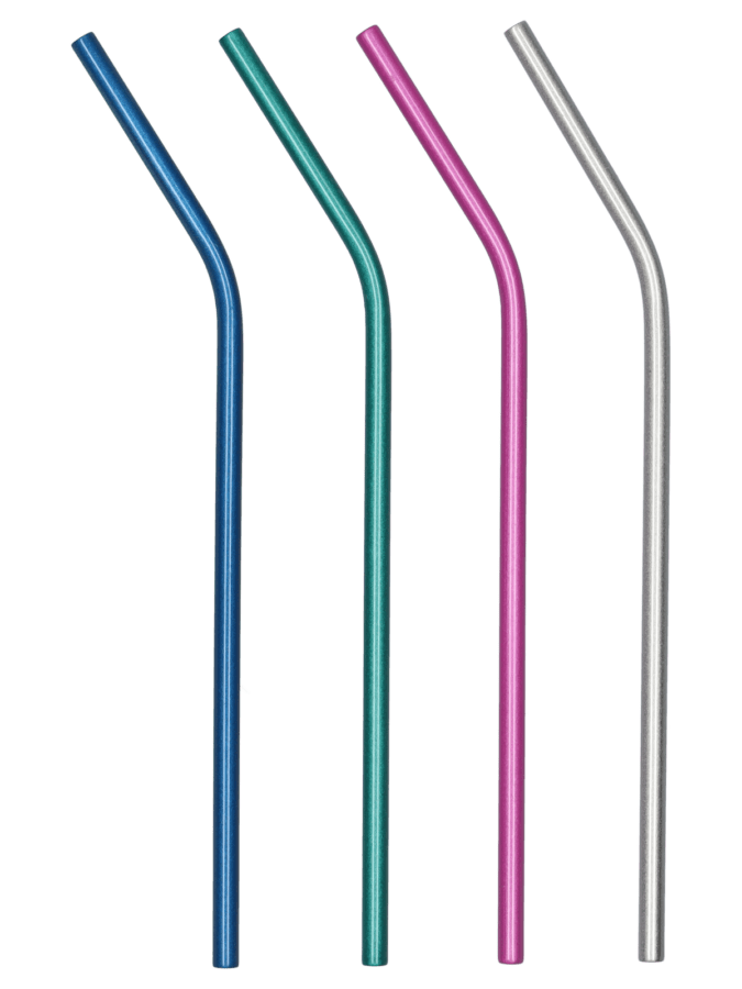 RVS gekleurde rietjes - Wibra