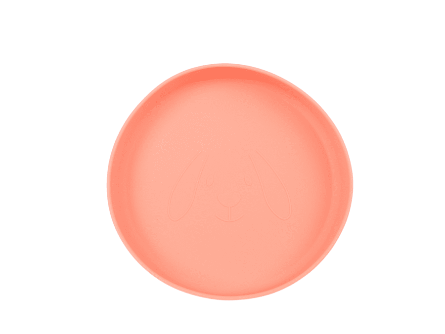 Siliconen baby bord – roze - Wibra