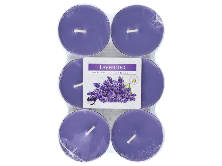 Geurtheelichten maxi – Lavendel - Wibra