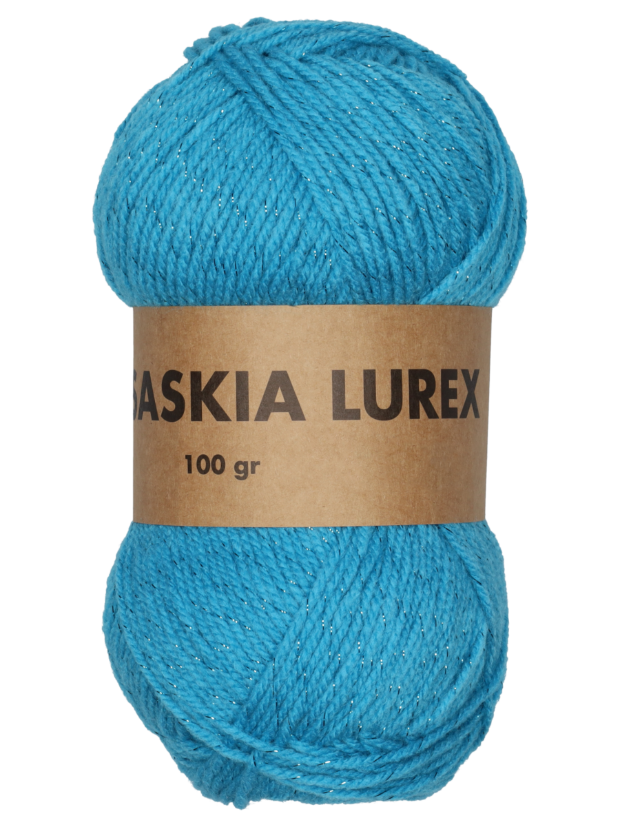 Breigaren Saskia Lurex – blauw - Wibra