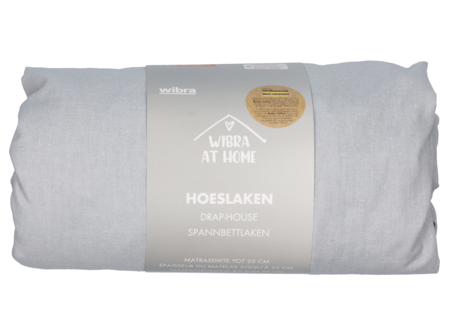 Hoeslaken - 180 x 200 cm - Wibra