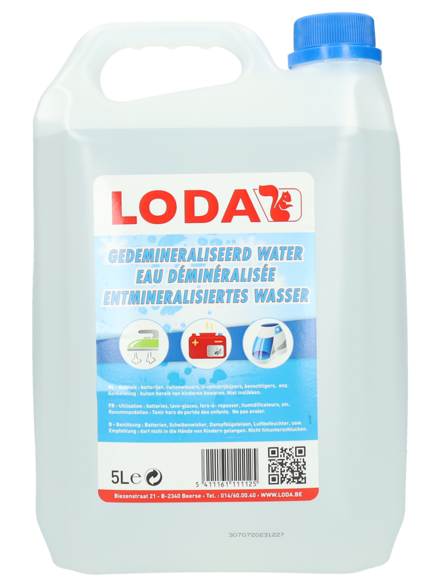 Loda gedemineraliseerd water 5 liter - Wibra