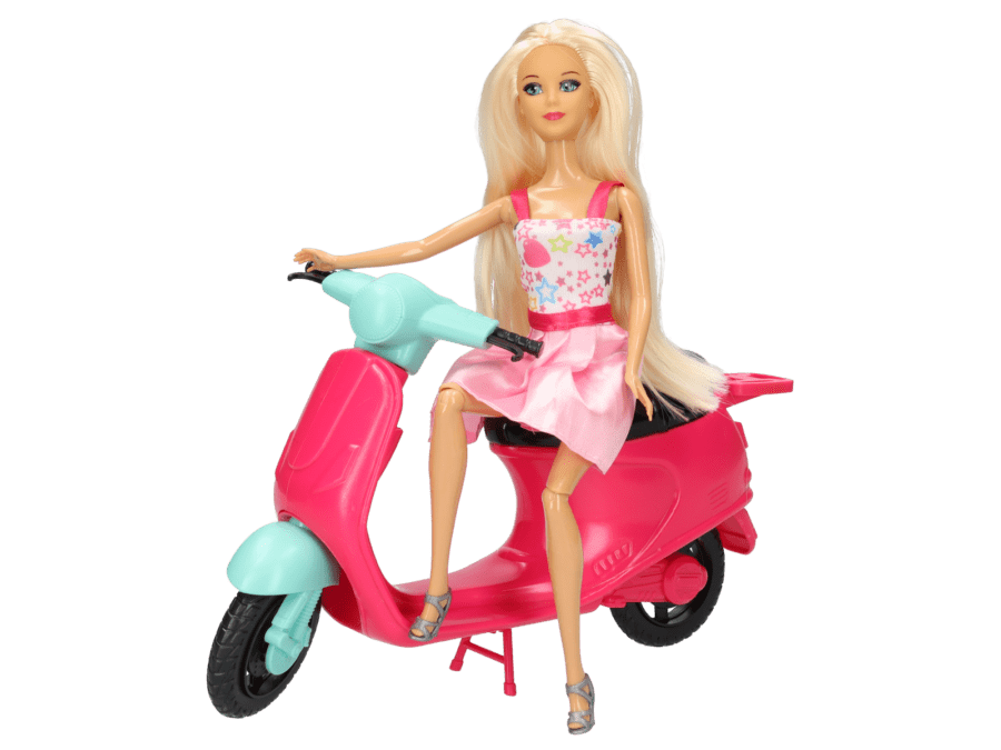 Pop Romana met scooter - Wibra