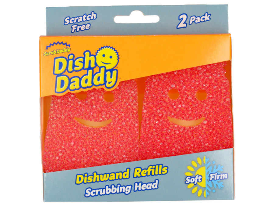 Dish Daddy afwasborstel navul roze - Wibra