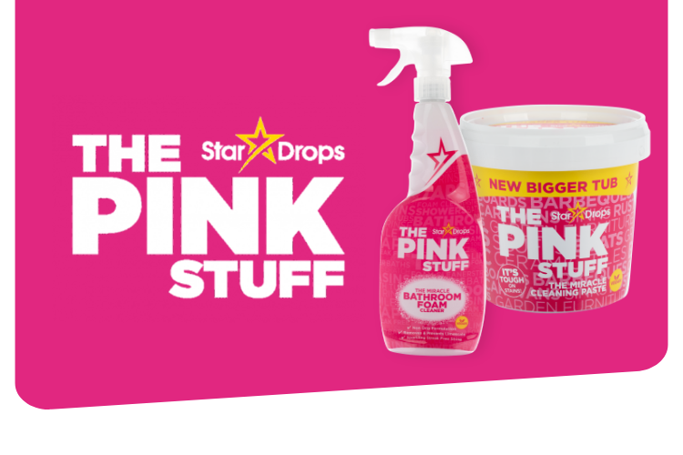 Stardrops The Pink Stuff Bundle - Crème nettoyante 500 ml + Pâte Pink