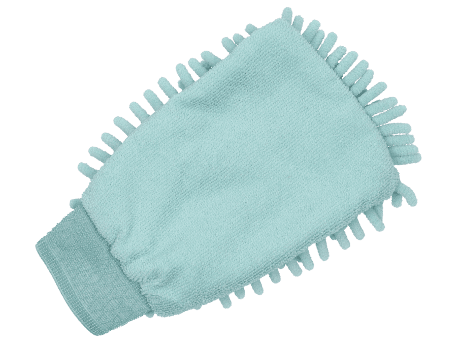 Handschoen microfiber – blauw - Wibra