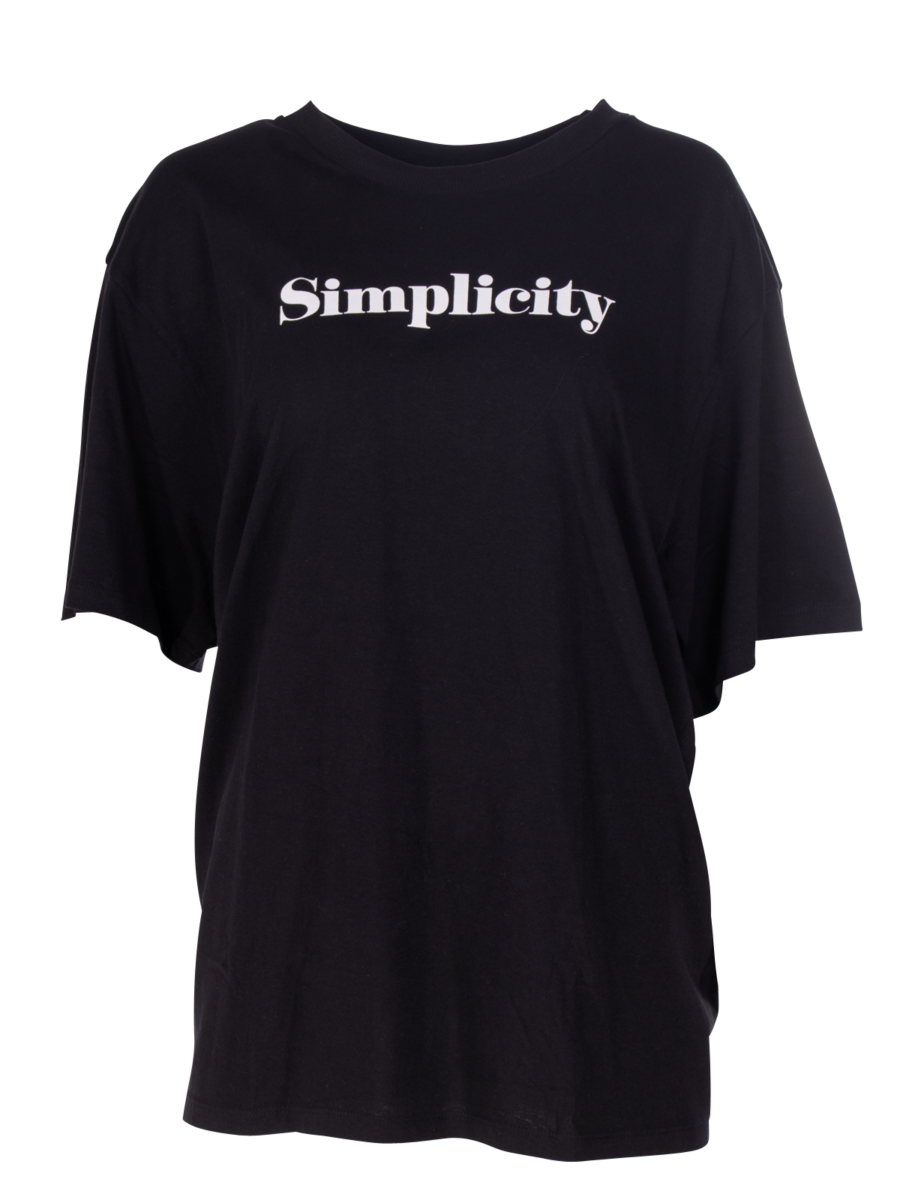 JEL 30-1 T-shirt met print – plus size – zwart, 46/48 - Wibra