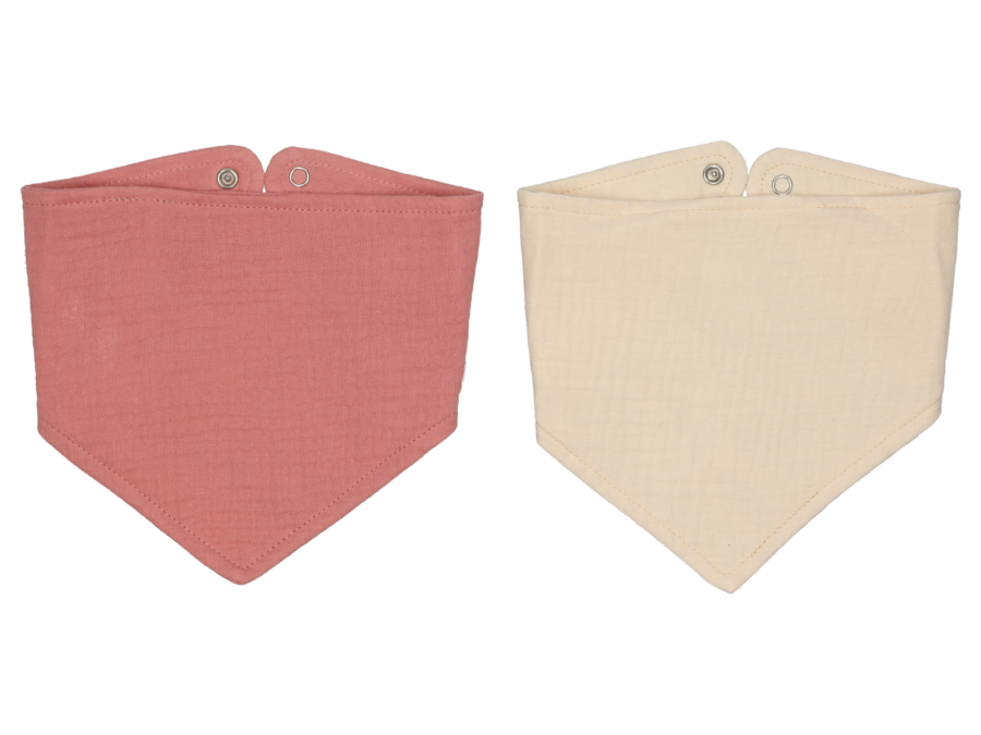 2-pack punt hydrofiel sjaaltje – roze - Wibra