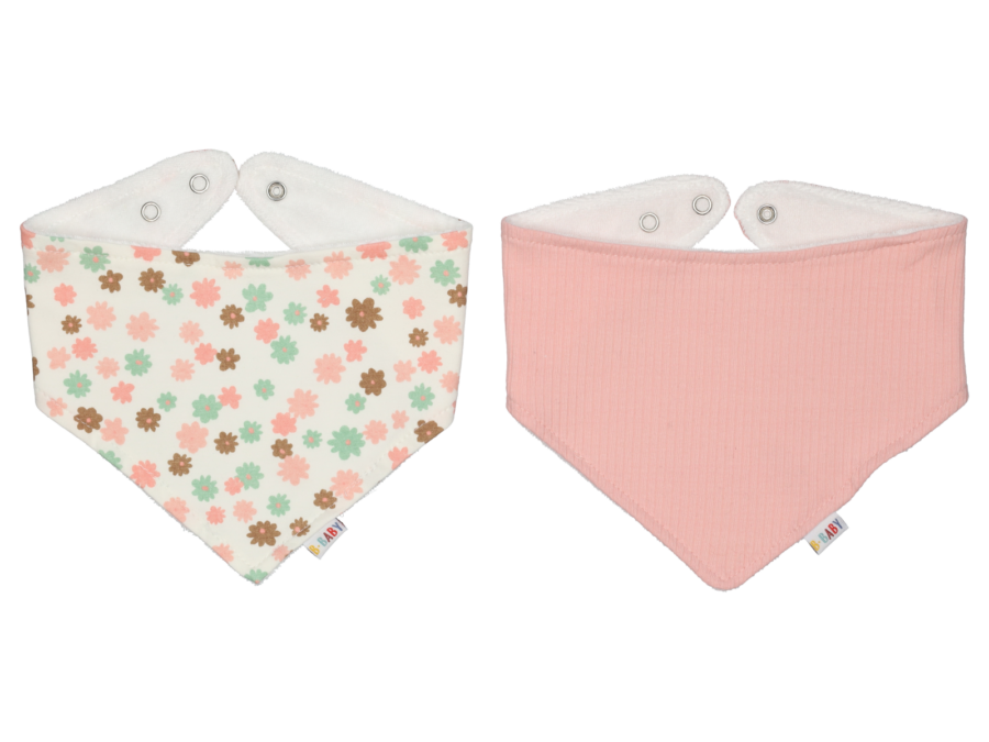2-pack baby punt shawltje – roze - Wibra
