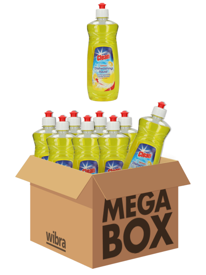 Afwasmiddel citroen megabox 12 flessen - Wibra