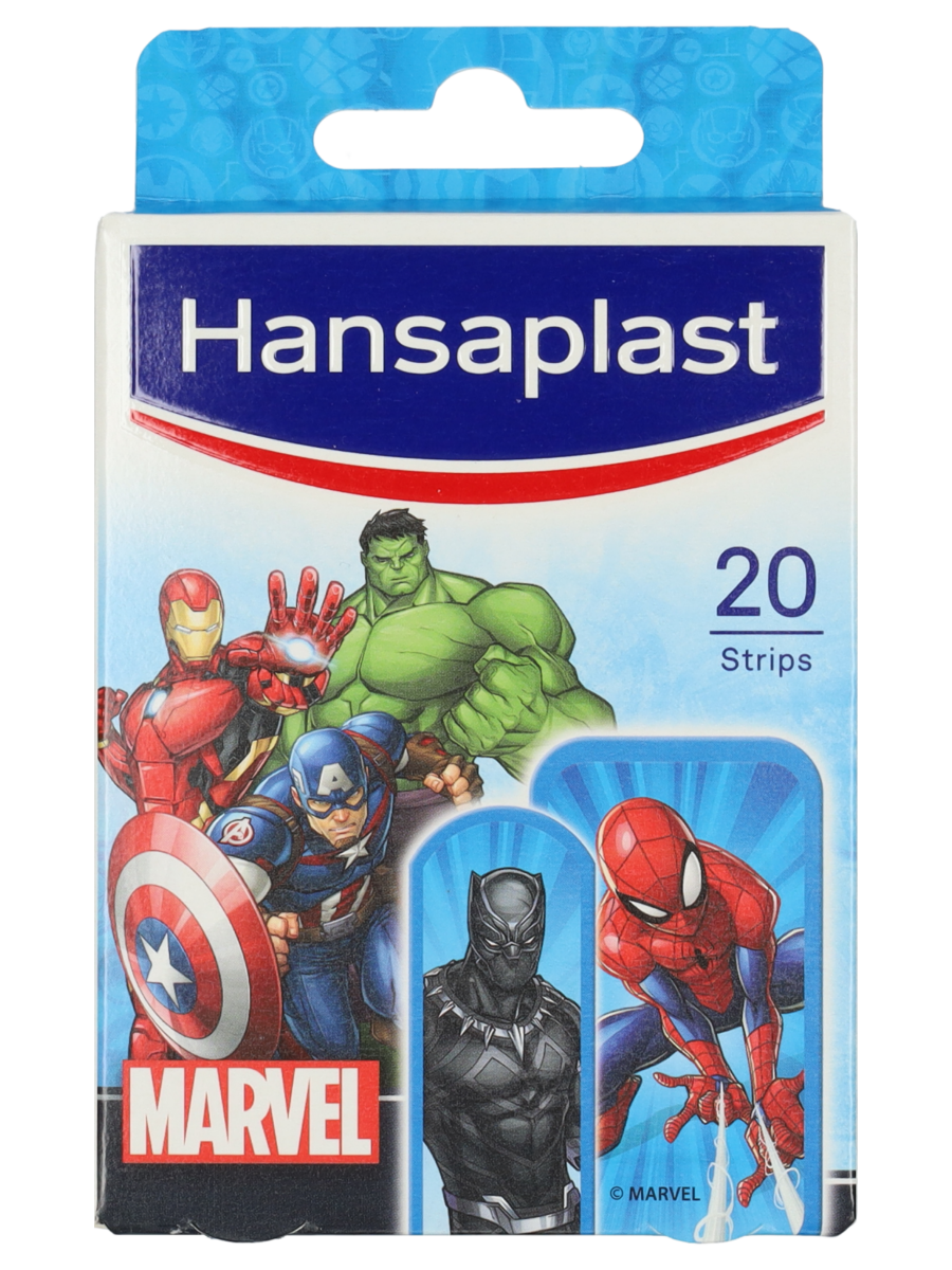 Hansaplast pleisters Marvel 20 stuks - Wibra