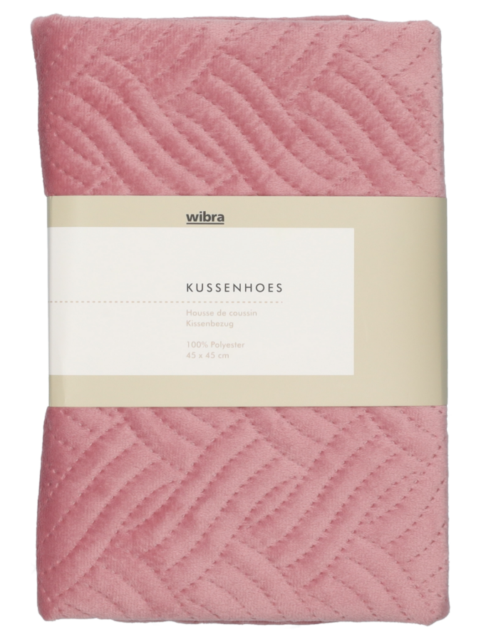 Kussenhoes roze - Wibra