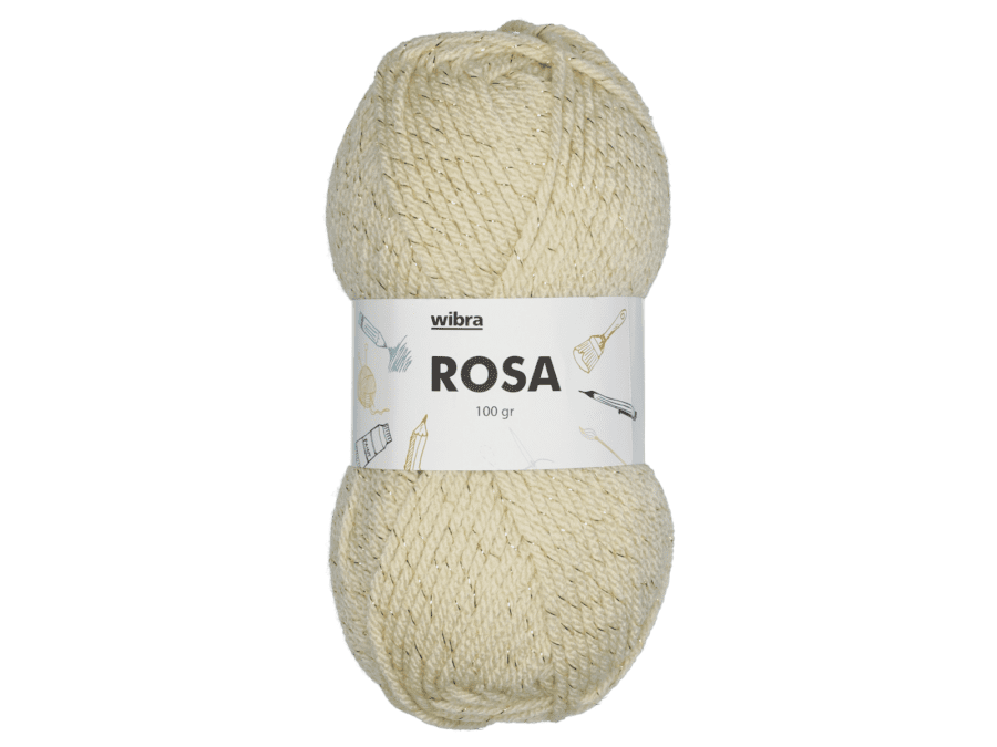 Rosa breigaren - ecru - Wibra