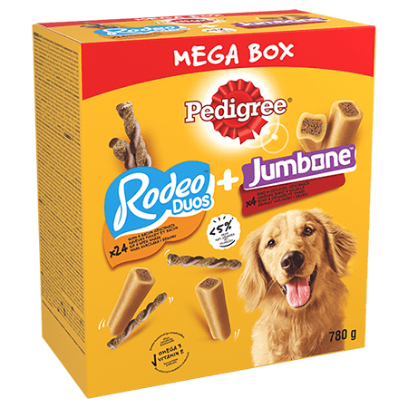 Pedigree Rodeo & Jumbone snacks megabox - Wibra