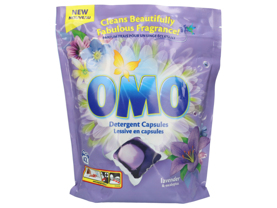 Omo wasmiddel lavendel 42 capsules - Wibra
