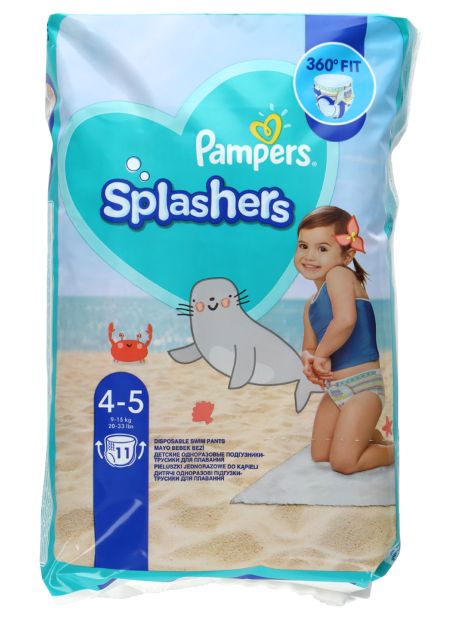 Pampers Splashers zwemluiers maat 4/5 - Wibra