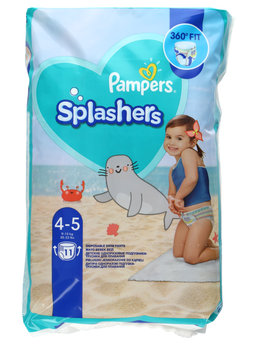 Pampers Splashers zwemluiers maat 4/5 - Wibra