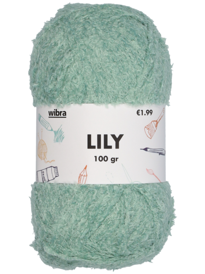 Lily fil à tricoter - vert - Wibra