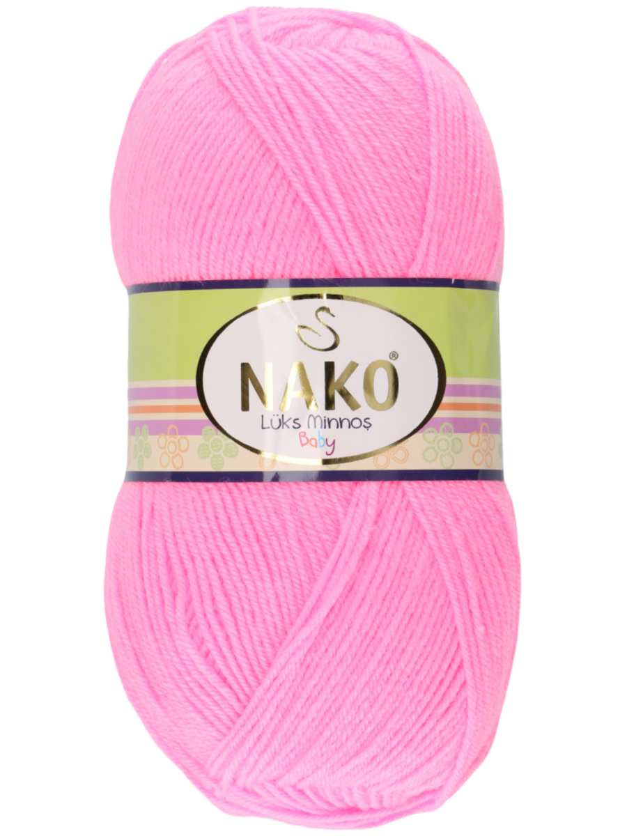 Luks fil à tricoter - rose - Wibra