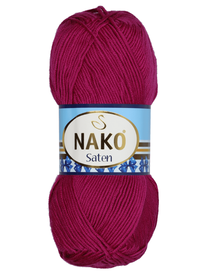 Saten fil à tricoter - violet - Wibra