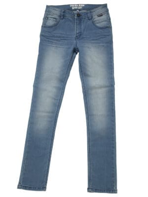 Korte jog jeans grijs maat 134 t/m 170