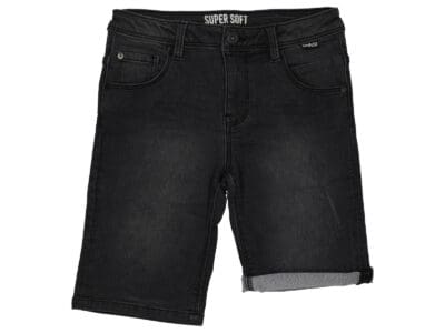 Korte jog jeans zwart maat 134 t/m 170 – 134