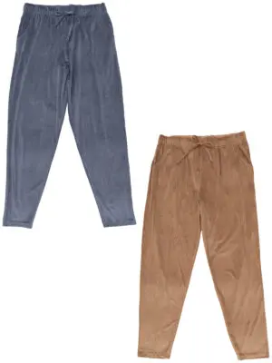 Huispak broek rib velour maat S – XL